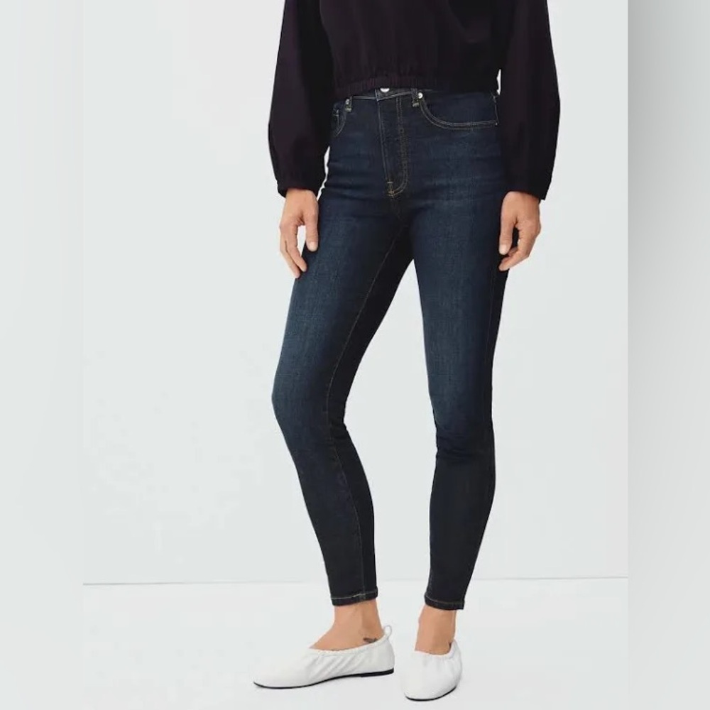 OUT OF STOCK EUC Everlane High-rise Dark wash Skinny jeans 31R